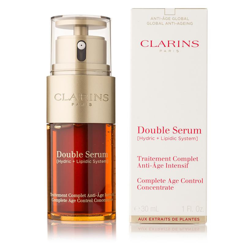 Clarins Double Serum a bottle and box