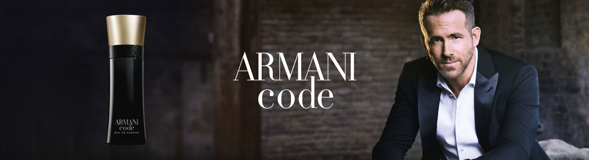 Ryan Reynolds Armani Code Eau de Parfum Pour Homme banner 1920 522