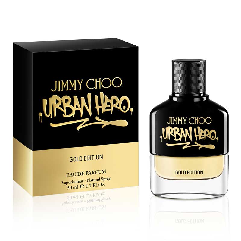 Urban Hero Gold Edition bottle and package