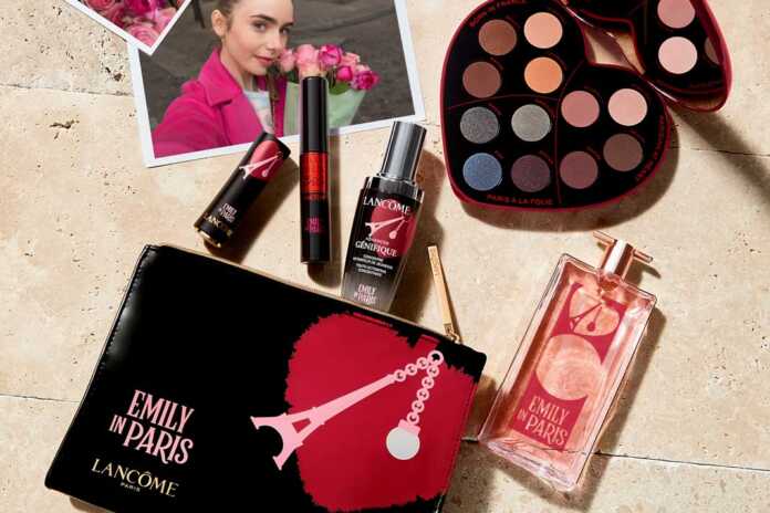 Lancome X Emily in Paris visual