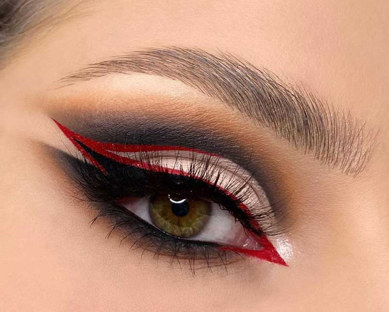 Colour Double Winged Eyeliner