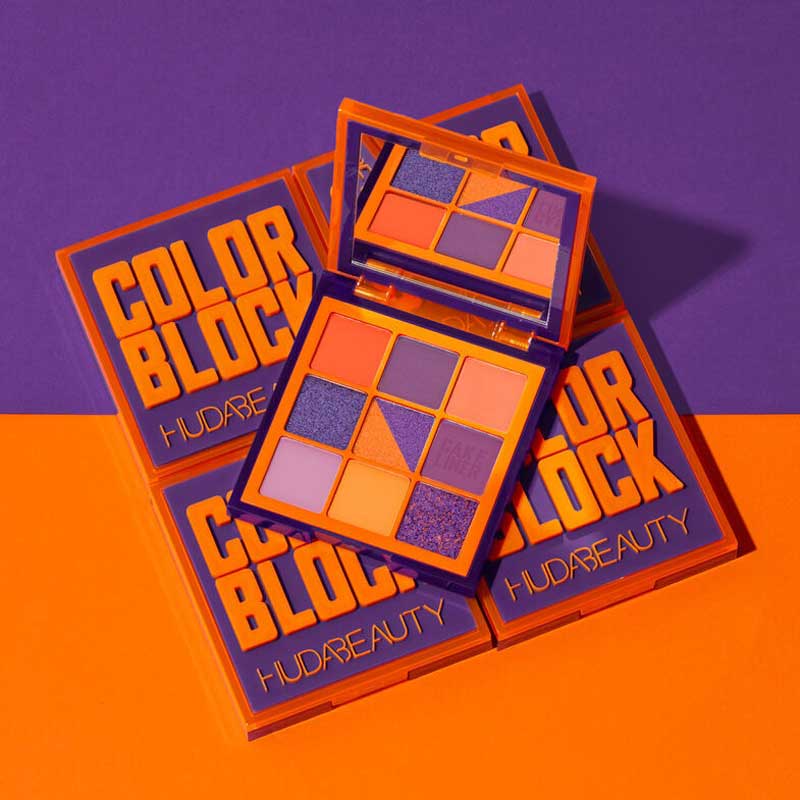 Color Block Obsessions Orange & Purple Color Block