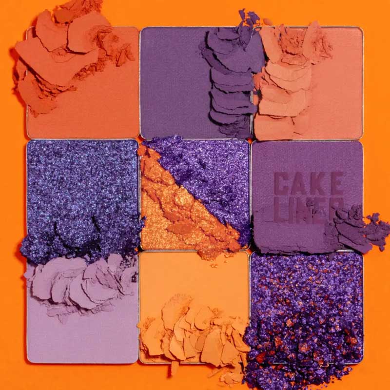 Huda Beauty Color Block Obsessions Orange & Purple Color Block palette