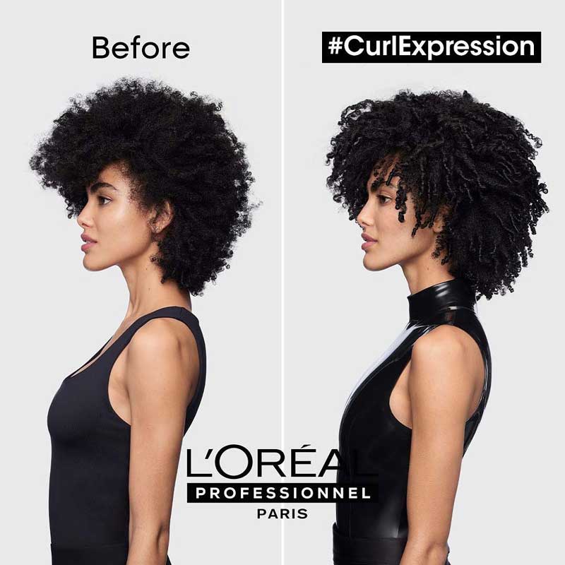 L`Oreal Professionnel Serie Expert Curl Expression Before-After