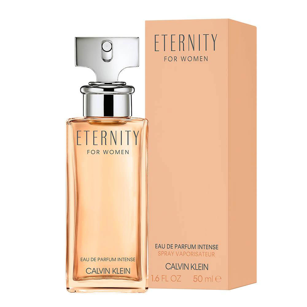 Calvin Klein Eternity Eau de Parfum Intense for Women a bottle and box