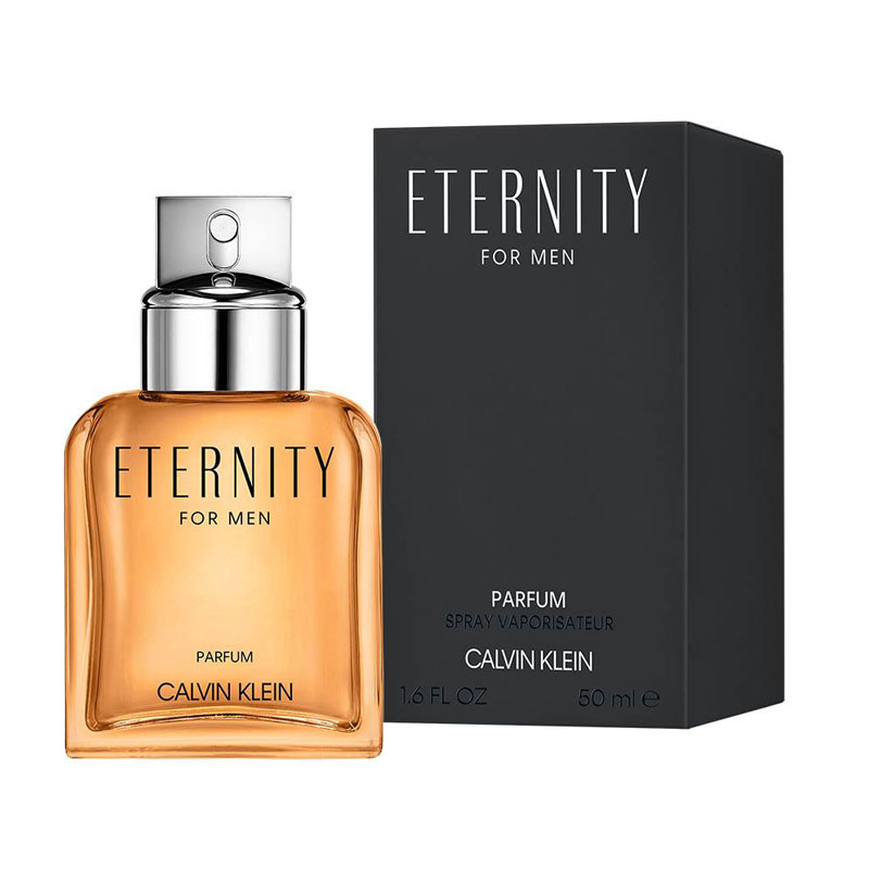 Calvin Klein Eternity Parfum for Men a bottle and box