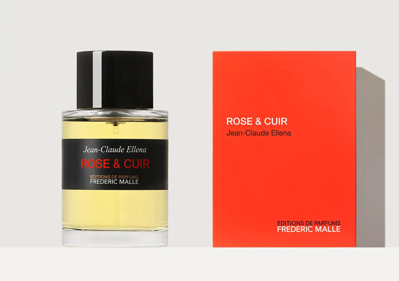Frederic Malle Rose Cuir a bottle and box