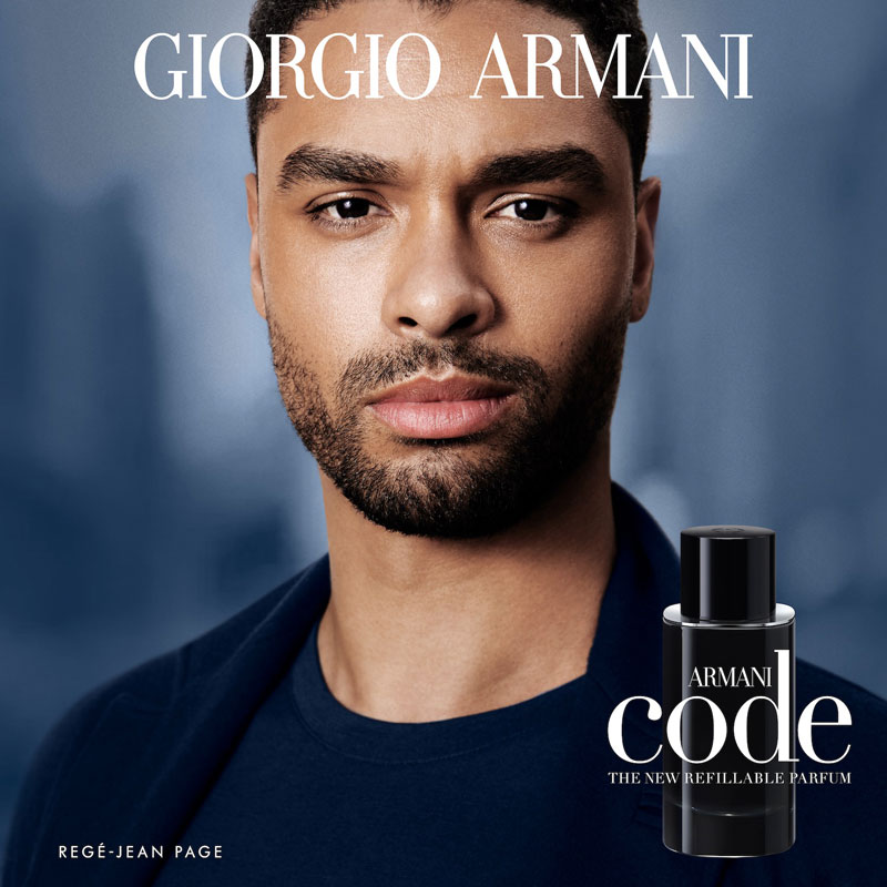 Armani Code Parfum visual Regé-Jean Page