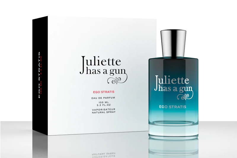 Juliette Has a Gun Ego Stratis a bottle and package
