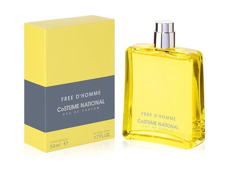 Costume National Free d'Homme a bottle and package