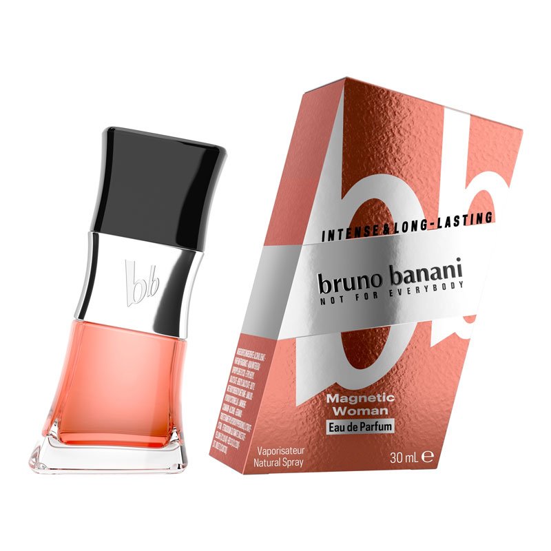 Bruno Banani Magnetic Woman a bottle and package