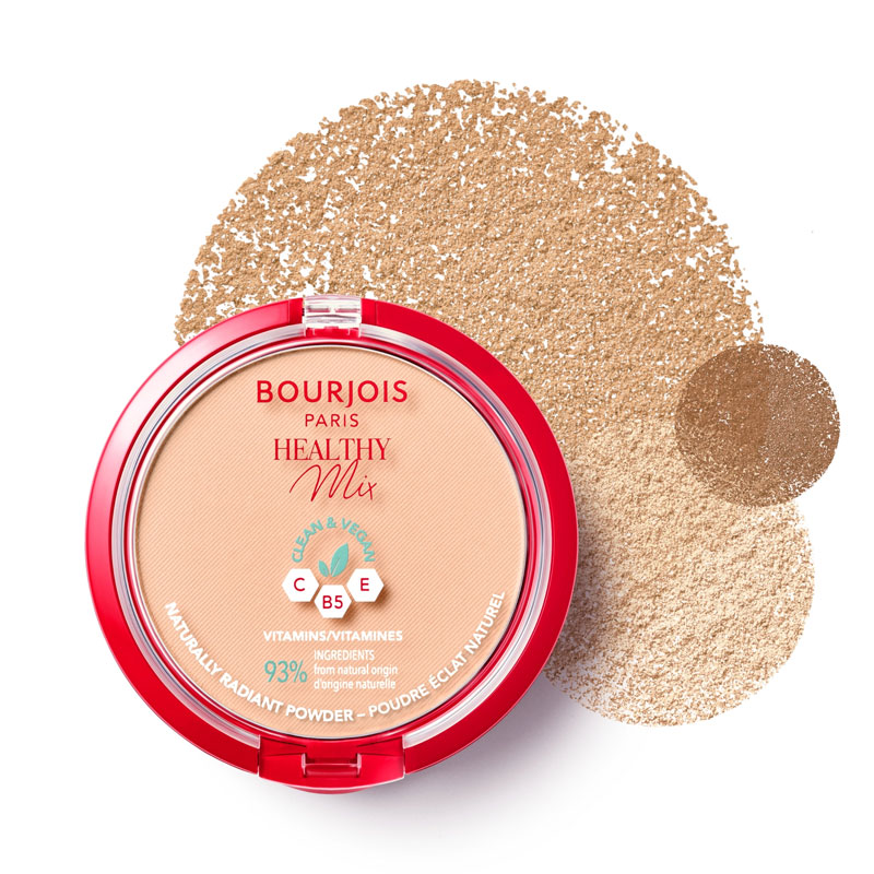 Компактна пудра Bourjois Healthy Mix Clean & Vegan Natural Mattifying Compact Powder