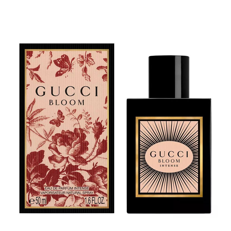 Gucci Bloom Intense a bottle and package
