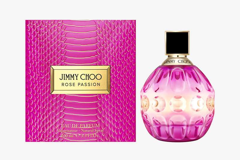 jimmy choo rose passion eau de parfum a bottle and package